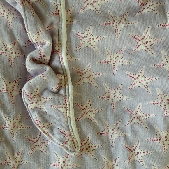 Lila and Hayes Lavender Starfish Ruffle Kids One Piece Romper size 12-18 months - Picture 4 of 4